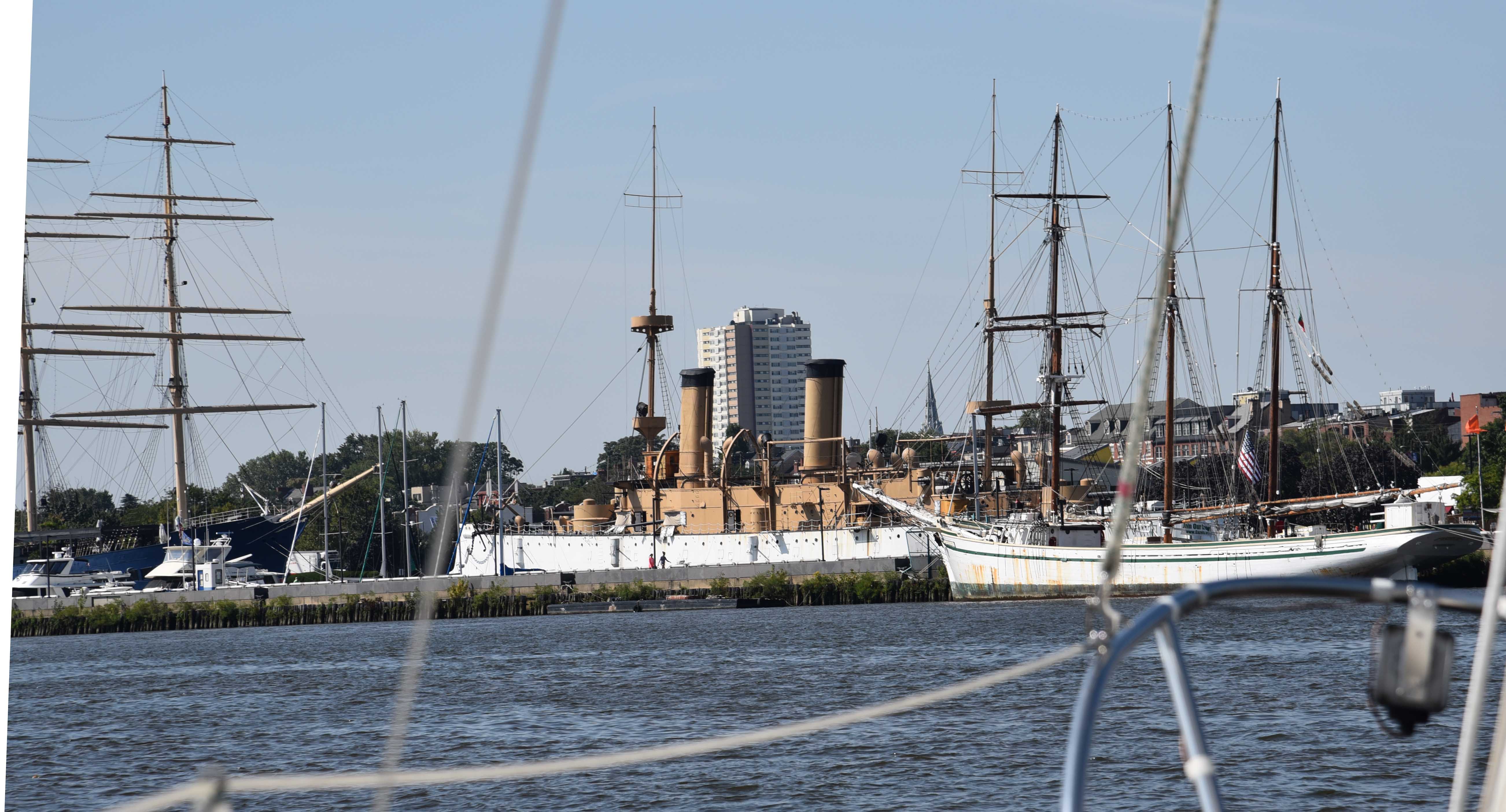 historic ships at Philadelphia